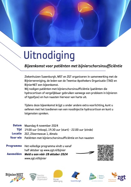 Bijeenkomst Bijnierschorinsufficiëntie