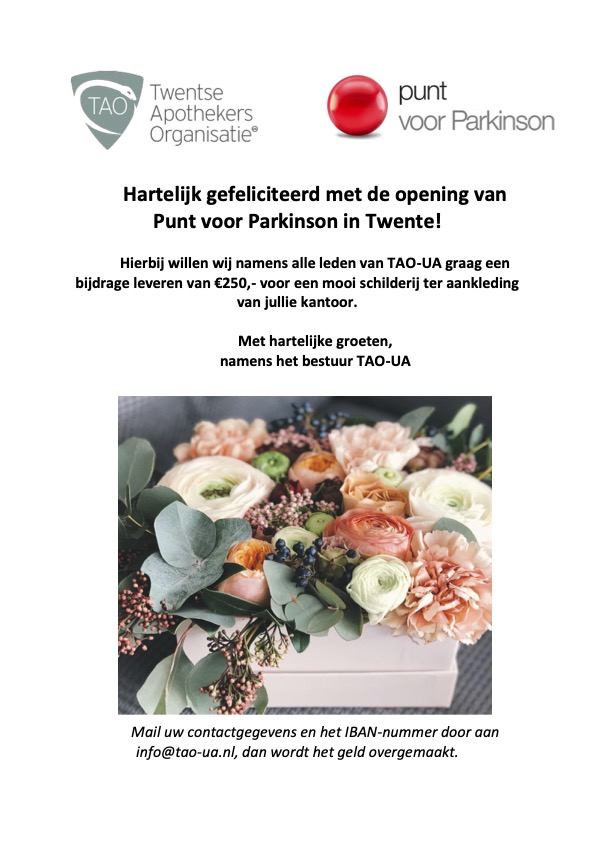 Opening Punt voor Parkinson