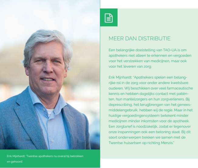 Voorzitter TAO-UA in het nieuws
