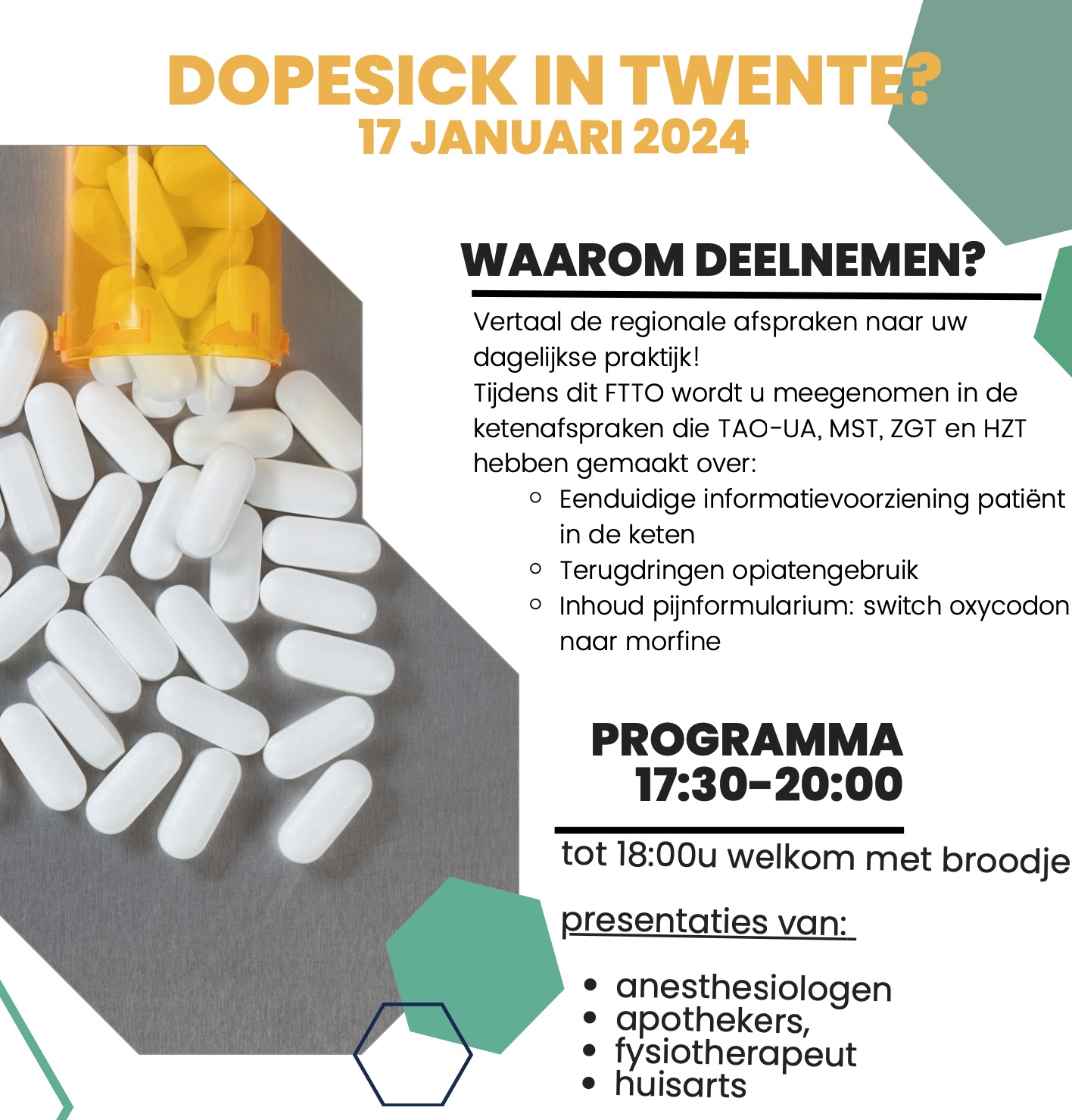 Dopesick 17 januari 2023 - 60 collega’s gingen u al voor!